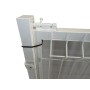 PUERTA METÁLICA PARA CERRAMIENTO DE VALLA PLEGADA 1 X 1,5 METROS LACADA BLANCO