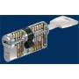 BOMBILLO ABUS X12R 30+30 NÍQUEL LEVA CORTA ref. X12R410NI30/30SB07
