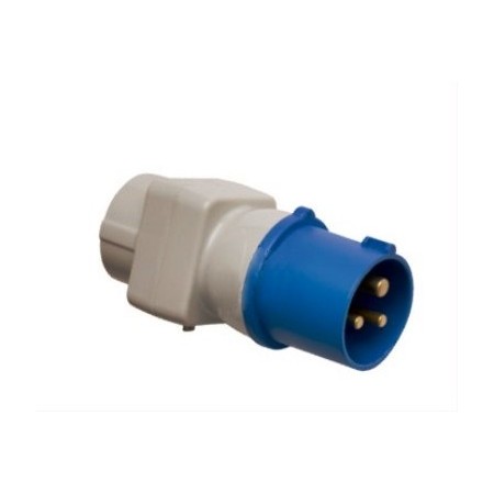 CLAVIJA/ADAPTADOR INDUSTRIAL A DOMÉSTICO 250V IP44