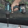 TALADRO ATORNILLADOR PERCUTOR MAKITA DHP482RME 18V 62Nm 2x4Ah + MALETIN