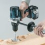 COMBO MAKITA DLX2552TJ DE 18V TALADRO DHP492Z + AMOLADORA DGA504Z + 2x5Ah + MAKPAC