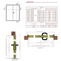PUERTA CORTAFUEGOS EI2-60, 2025 X 2050 EN 2 HOJAS.