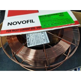 HILO PARA SOLDADURA MIG Ø1mm (CARRETE 15kg) NOVOFIL SG2