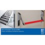 ANTIPÁNICO TESA PARA CERRADURA DE EMBUTIR MODELO GLOBAL GRIS/ROJO ref.GL1E909GR