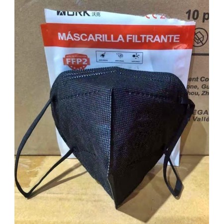 MASCARILLA FFP2 COLOR NEGRO LK-Z1510 BLACK