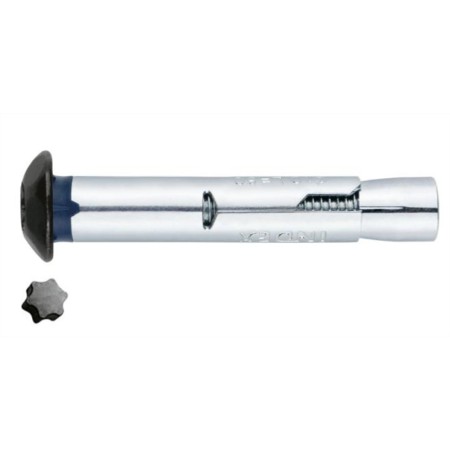 TACO DE ACERO INDEX CON TORNILLO INVIOLABLE DE M-6x60mm Ø8 ref. ACHINN8L (€/100ud)