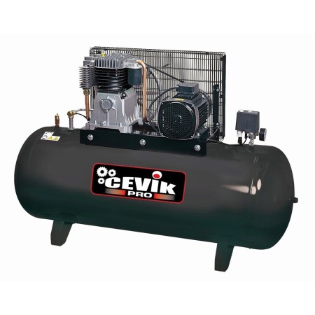 COMPRESOR CEVIK DE 5,5CV 270lts 550lt/min 11bar 1440rpm ref. AB300/525TF