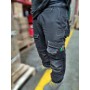 PANTALÓN MULTIBOLSILLOS HIGHLAND 250G/M2 ALGODÓN Y POLIÉSTER TALLA 46 COLOR NEGRO/NEGRO