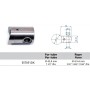 SUJETACABLE INOXIDABLE PARA CABLE Ø5mm Y TUBO REDONDO DERECHO ref. EST051DX