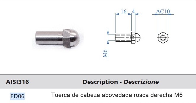 TUERCA CIEGA...