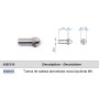 TUERCA CIEGA INOXIDABLE DE  M-6 A IZQUIERDAS PARA BARANDILLAS DE CABLE ref. ED06SX