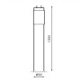TUBO LED DE 8W DE 1200x30mm 18W 6500K 1980Lm