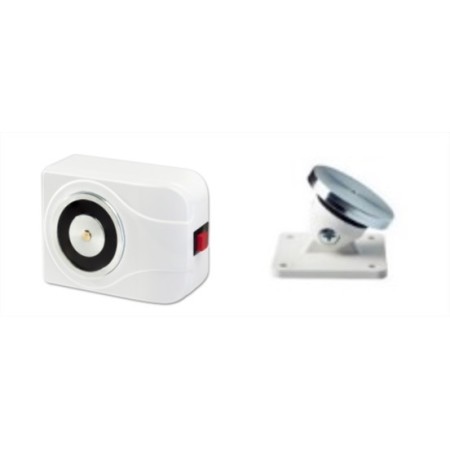 ELECTROIMÁN JIS CON BOTÓN 600N + BASE ARTICULADA ref.1803