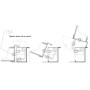 BISAGRA OCULTA IBFM 3D PARA PUERTA ACORAZADA (JUEGO 2uds) ref. 754