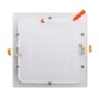 Downlight LED Cuadrado 220x220x13mm 20W 6000K