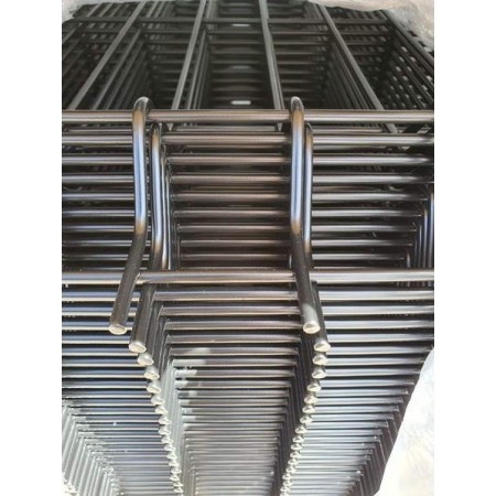 VALLA PLEGADA NEGRO PANEL DE 2500x600, RAL 9005