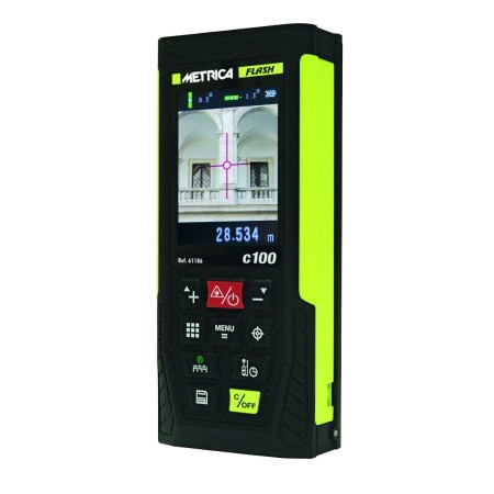 MEDIDOR LÁSER METRICA 100m FLASH c100 CON CÁMARA ref. 61186