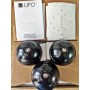 CERRADURA MERONI UFO 3 SMART DUO PARA FURGONETAS (JUEGO 3 CERRADURAS MISMA LLAVE) COLOR NEGRO