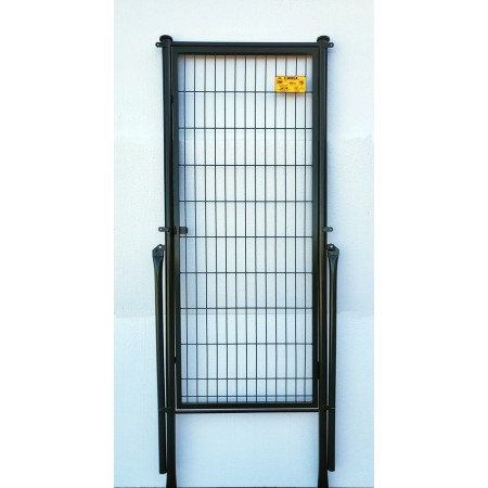 PUERTA METÁLICA PARA CERRAMIENTO MODELO 2022 DE 0,80 X 2 M. LACADA EN VERDE.APERTURA A DERECHAS