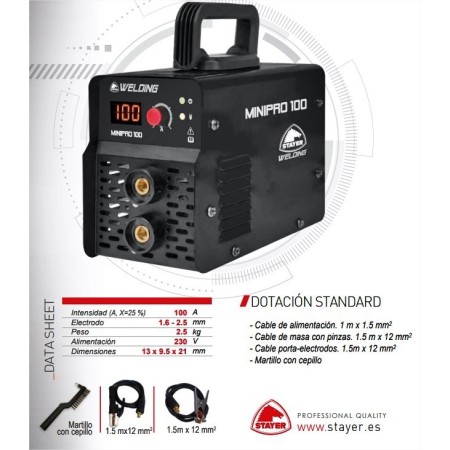GRUPO INVERTER STAYER MINIPRO DE 100Ah 25% ref. 1.2681