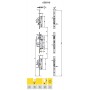 CERRADURA DE  EMBUTIR YALE DE 3 PUNTOS ENTRADA DE 25mm ref. 6500YGEC25INOX