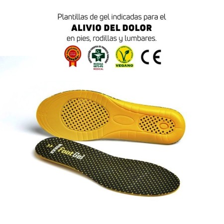 PLANTILLAS FOOTGEL WORKS NARANJO TALLA 39-42 ref. 161202