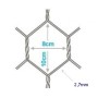 GAVION C/DIAFRAGMA 8X10/2,7 DE 1,00X1,00X1,00 GALVA