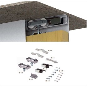 KIT ROANDI COLGADEROS + CARRIL DE 2m DE SOBREPONER ref. 2RTEMINSA