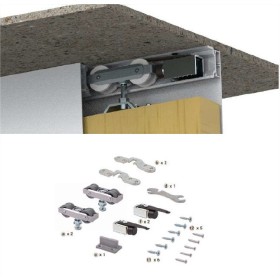 KIT ROANDI COLGADEROS + CARRIL DE 3m DE SOBREPONER ref. 3RTEMINSA