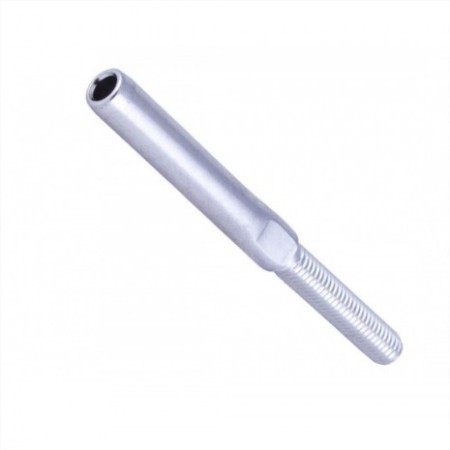 TERMINAL INOXIDABLE PARA PRENSAR CABLE DE Ø6mm CON ROSCA DE M-8 A DERECHAS PARA BARNDILLAS DE CABLE
