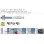 TACO ACERO TEMINSA CON TUERCA M-12x110mm (CAJA 50uds) AMN12110
