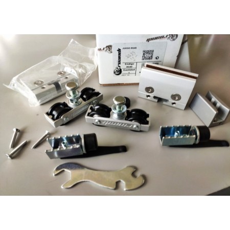 COLGADERO ROANDI U-30 60Kg RG40 PARA CRISTAL (KIT)