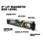 NIVEL TOUGHBUILT MAGNÉTICO 230mm CON LUZ ref. TB-H2-L-M23LH-M