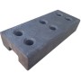 BASE DE CAUCHO PARA VALLA MÓVIL Ø40mm (16Kg)