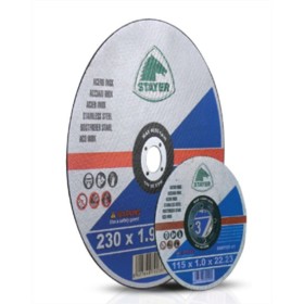 DISCO STAYER ABRASIVO PARA CORTE INOX Ø125x1x22.2mm ref. 8110.2
