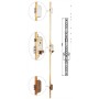 CERRADURA MULTIPUNTO CVL DE PICAPORTE Y BULONES ref. 4100/60/0SC NIQUELADA