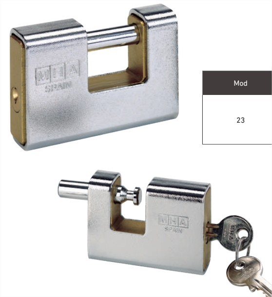 Candado serie 65 - Misma llave para varios candados - 2 llaves 