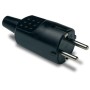 CLAVIJA GOMA NEGRA 250V/16A FAMATEL