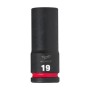LLAVE VASO IMPACTO MILWAUKEE LARGA 1/2" 19mm ref. 4932480337