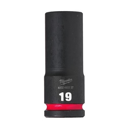 LLAVE VASO IMPACTO MILWAUKEE LARGA 1/2" 19mm ref. 4932480337