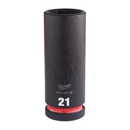 LLAVE VASO IMPACTO MILWAUKEE LARGA 1/2" 21mm ref. 4932480339