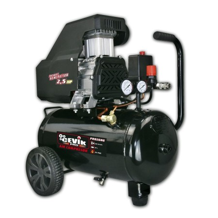 COMPRESOR CEVIK PRO26NG DE 2,5CV 24 LITROS SIN ACEITE