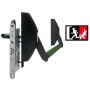ANTIPANICO TESA PUSH UNIVERSAL 1970909NV PARA CERRADURA DE EMBUTIR, BARRA VERDE