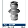 MACOLLA CENTRAL DE Ø20mm DE 90x55mm ref. 291-MA-20