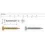 TORNILLO MADERA DIN 7505-A Ø6x60mm (€/100uds)