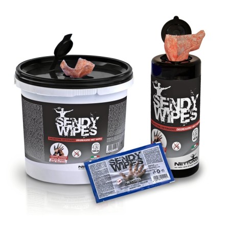 TOALLITAS LIMPIADORAS NETTUNO SENDY WIPES (TUBO 100uds)