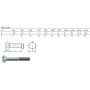 TORNILLO CABEZA HEXAGONAL DIN 931 M-20x60 ZN (€/100uds)