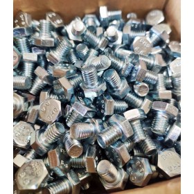 TORNILLO CABEZA HEXAGONAL DIN.933 M-8x10mm ZINCADO (€/100uds)