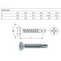 TORNILLO BROCA C/AVELLANADA PH DIN.7504-P 4.8X22 (€/100ud)