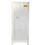 PUERTA METÁLICA PARA CERRAMIENTO DE VALLA PLEGADA 1 X 2 METROS LACADA BLANCO